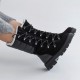 710 високі черевики жіночі чоботи з натуральної шкіри та замші